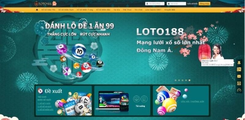 Casino trực tuyến 188 loto : Địa chỉ chơi game cá cược uy tín