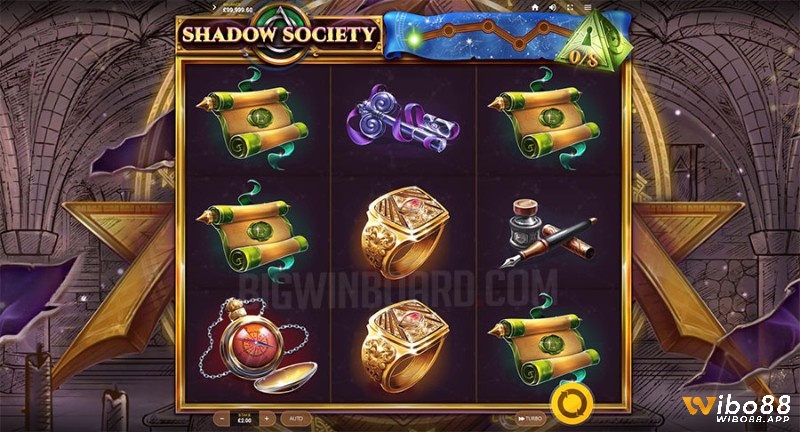 Các biểu tượng chính của trò chơi Shadow Society