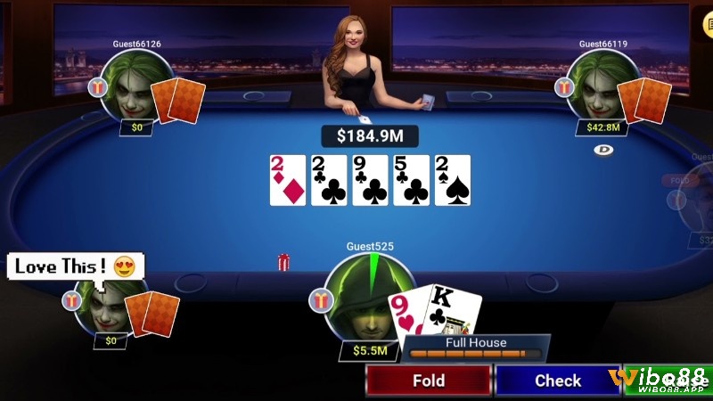 Game bài Poker dễ chơi dễ thắng