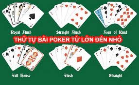 Thứ tự bài trong Poker: Quyết định thắng thua của người chơi