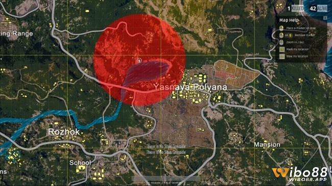 Red zone là gì? Khu vực màu đỏ được chọn ngẫu nhiên trên bản đồ PUBG