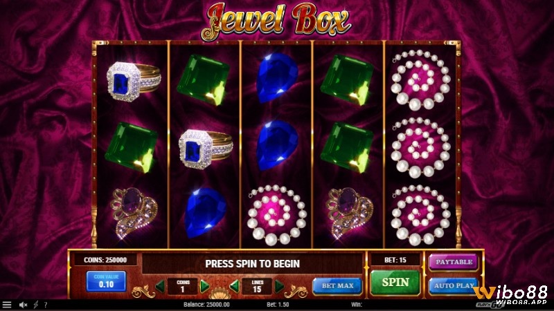 Cách chơi Jewel Box Slot