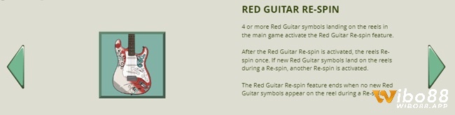 Thu thập 4 guitar đỏ để nhận được các vòng quay lại miễn phí với chiến thắng hoàn hảo