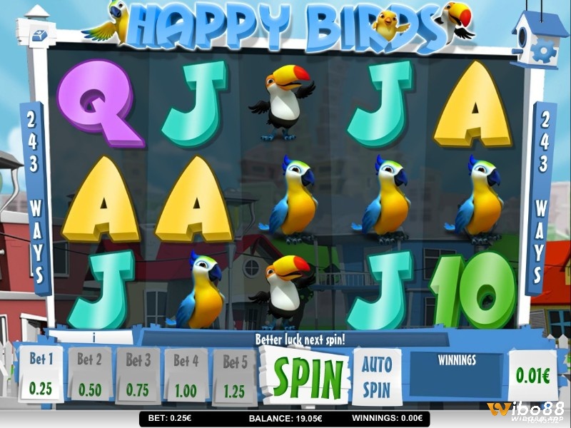 Cách chơi game HappyBirds cực kỳ đơn giản