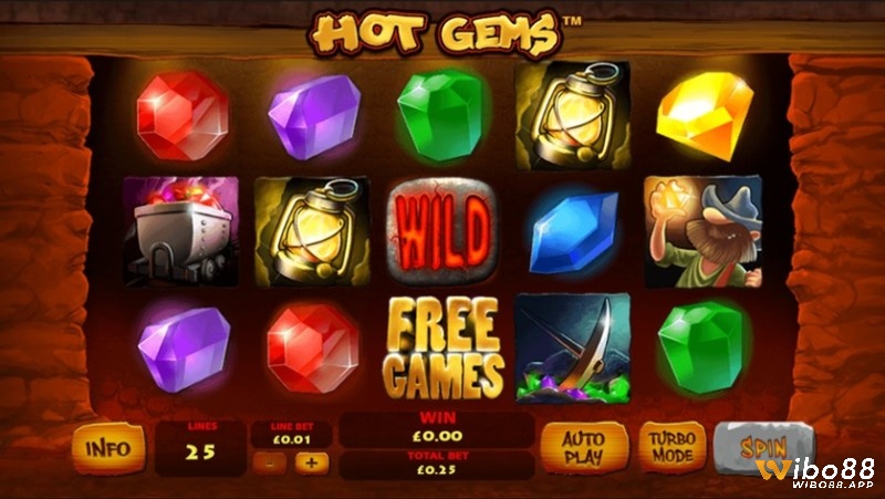  Slots Casino LiveBet này có 25 dòng thưởng cố định
