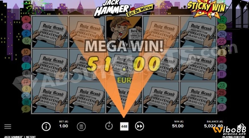 Anh em có thể dễ dàng giành được MEGA WIN 51,00 EUR