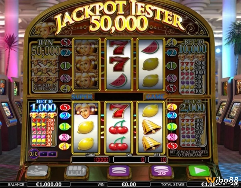 Jackpot Jester 50000 Hot Jackpot: Slot hoa quả cổ điển