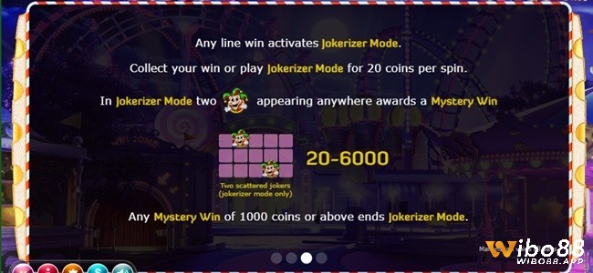 Bạn sẽ mất 20 xu khi tham gia tính năng quay thưởng chế độ Jokerizer-mode