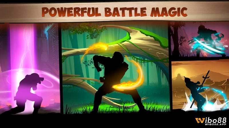 Các nhân vật trong game Shadow Fight 2 đều có những kỹ năng đa dạng và hấp dẫn